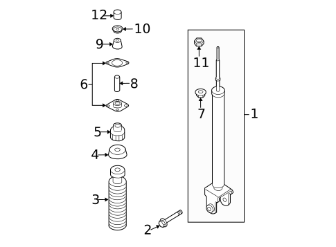 Rear Suspension for 2011 Nissan Altima #5