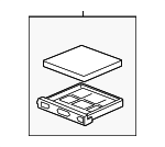 80290SDAA01 - : Cabin Air Filter Case for Honda: Accord, Civic, CR-V Image