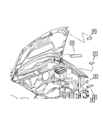 4783054AB - Steering: Airbag Label for Mopar Image