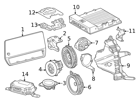 Brackets, Flanges & Hangers for 2025 Toyota Grand Highlander #0