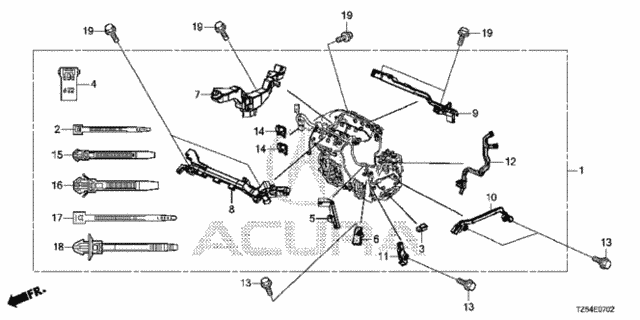Engine Wire Harness (3.0L) for 2018 Acura MDX #0