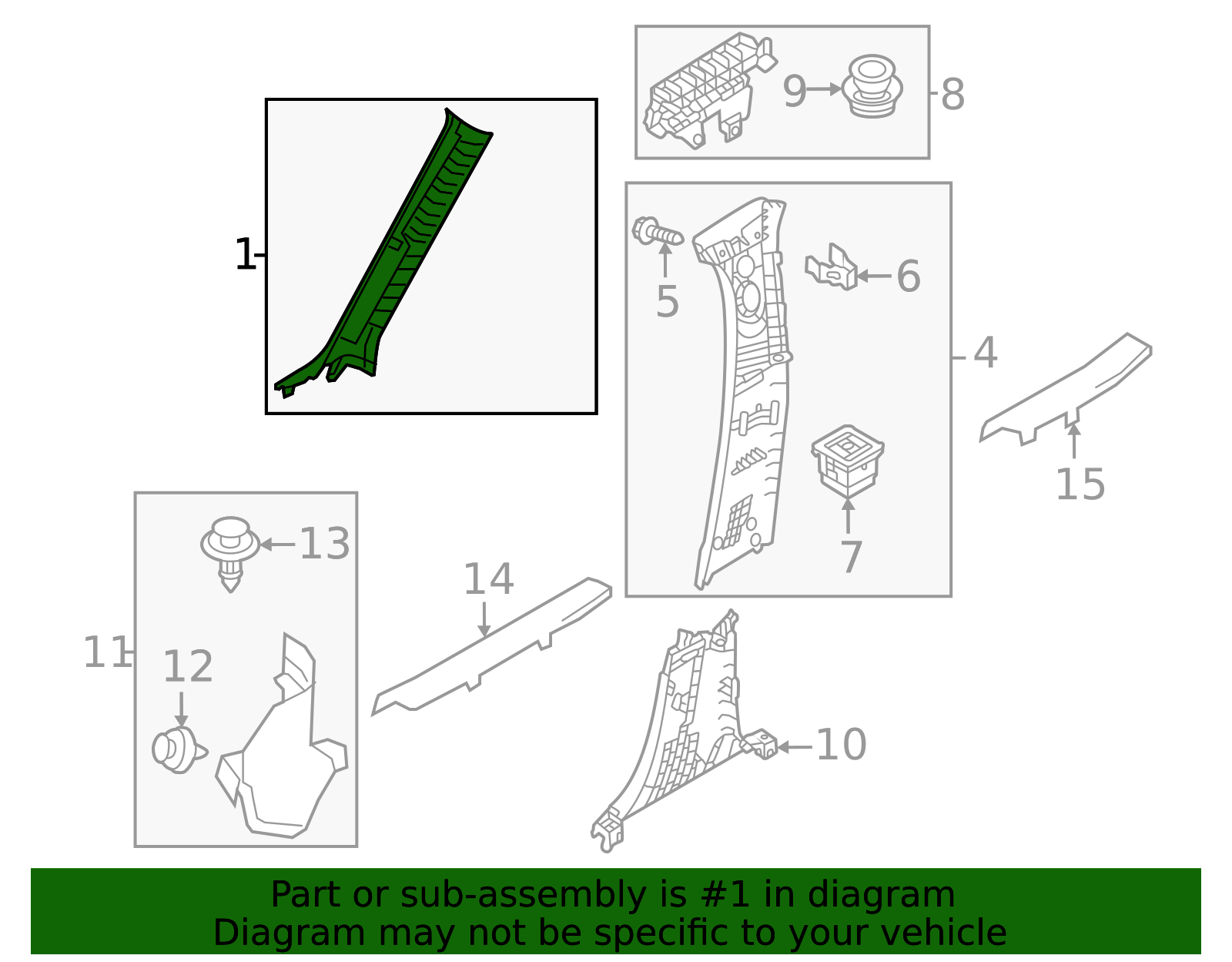 VA40-68-170C-75 - Body A-Pillar Trim Panel - 2025 Mazda CX-50