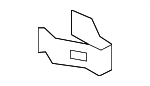 TK4868132 - Body: Windshield Pillar Trim Clip for Mazda Image