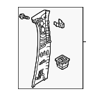 VA406821002 - Body: Upper Center Pillar Trim for Mazda: CX-50 Image