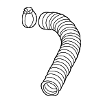 8D0129627 - Engine: Intake Hose for Audi Image