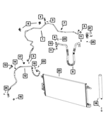 68127834AA - Air Conditioners and Heaters: Clip for Mopar Image