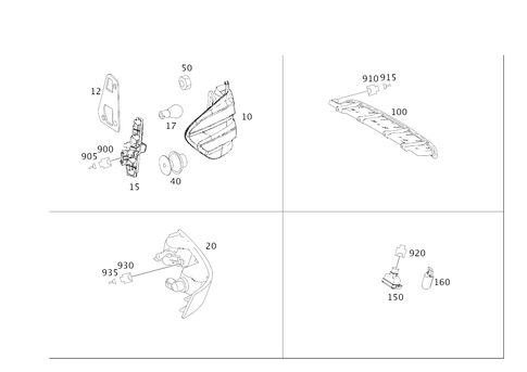 Rear Illumination for 2010 Mercedes-Benz GL550 #0