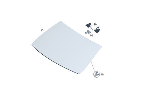 Windshield for 2020 Mercedes-Benz GLS450 #0