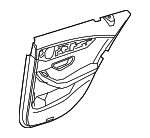 25373017033E35 - Body: Door Trim Panel for Mercedes-Benz Image
