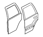 55113635AH - Body: Door Shell for Jeep: Grand Cherokee Image