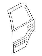 68258514AD - Body: Outer Panel for Jeep: Grand Cherokee, Grand Cherokee WK Image