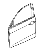67010T60A00ZZ - Body: Door Shell for Honda Image