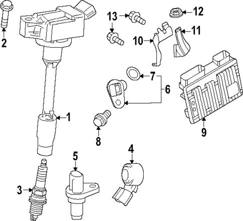 Ignition System for 2023 Toyota Prius #0