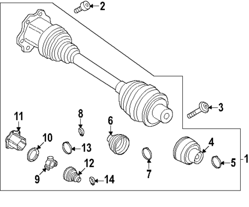Front Axle for 2024 Porsche Cayenne #0