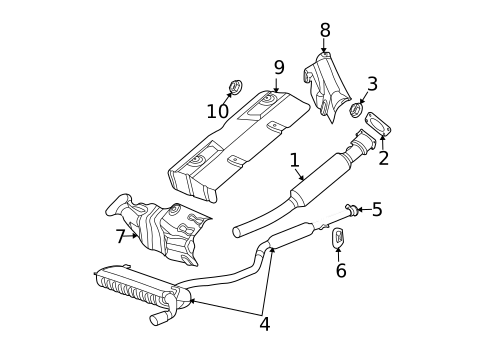Brackets, Flanges & Hangers for 2011 Dodge Caliber #0