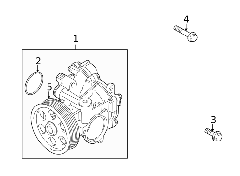 Water Pump for 2013 Suzuki SX4 #0