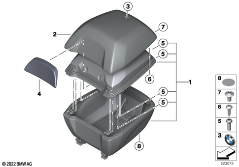 Luggage System for 2021 BMW-Motorrad CE #3