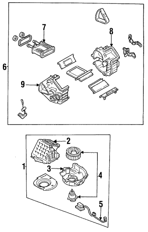 Heater for 1994 Mazda 323 #0