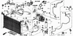 80361S5AA00 - Body/Air Conditioning: STAY, SUCTION HOSE for Honda Image