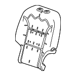 86555732 - : F Pad for Buick: Enclave | Chevrolet: Traverse, Traverse Limited Image