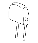 85146535 - Body: Headrest for Chevrolet: Traverse, Traverse Limited Image