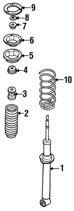 5611550J00 - : Spring Seat Mount Bracket for Infiniti Image