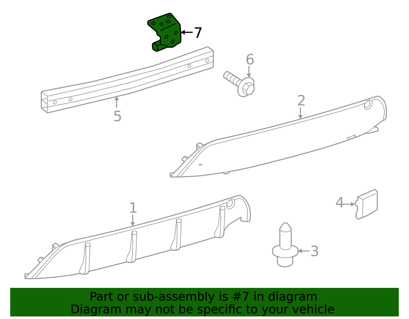 52182-02120 - Bumper Impact Bar Bracket 2020-2025 Toyota Corolla ...