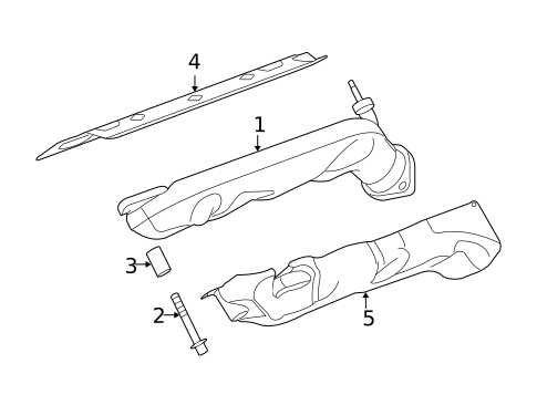 Exhaust Manifold for 2010 Land Rover Range Rover #0