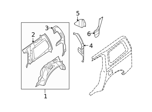 Inner Structure for 2008 INFINITI QX56 #0