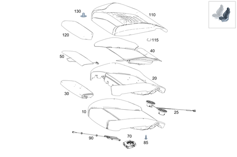 Left Seat for 2019 Mercedes-Benz CLA250 #0