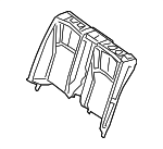7150706200 - Body: Seat Back Pad for Lexus: ES250, ES300h, ES350 Image