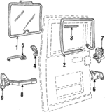 D5UZ1125722E - Body: Glass for Ford Image