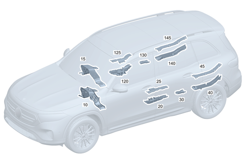 Cable Cover and Cable Ducts for 2022 Mercedes-Benz GLS450 #0