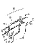68020672AA - Cooling: Hood Bumper for Mopar Image