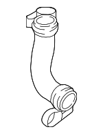 C2D24902 - Cooling System: Upper Hose for Jaguar: F-Type, XF, XFR, XFR-S, XJ, XJR, XJR575, XKR, XKR-S Image