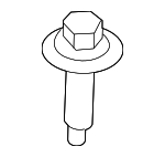 T2H15402 - Cooling System: Upper Bracket Screw for Jaguar: F-Pace, F-Type, XE, XJ, XJR, XJR575 Image