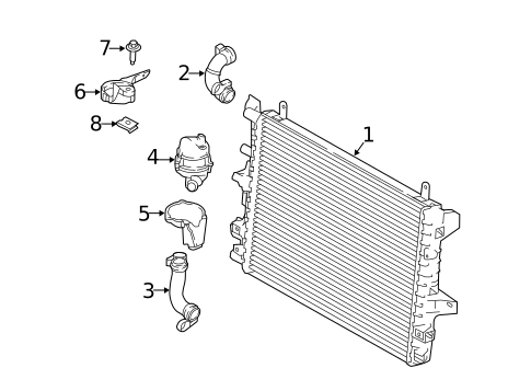 Intercooler for 2020 Jaguar F-Type #0