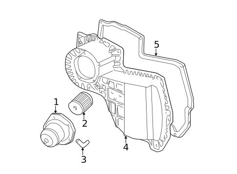 Blower Motor & Fan for 1995 Chevrolet S10 #0