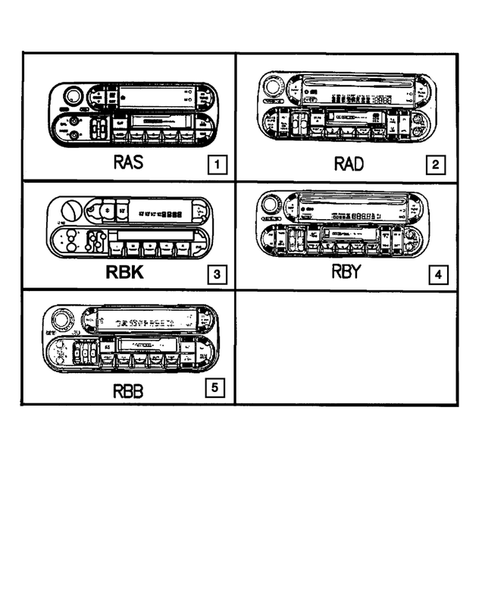 Radio, Antenna, and Speakers for 2002 Dodge Neon #1