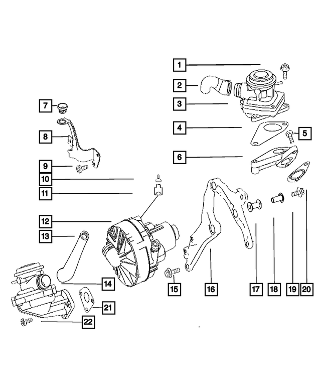 68011785AA - Emission Systems: Air Pump Bracket for Mopar Image