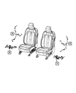 68677936AB - Electrical: Seat Cushion Wiring for Jeep: Cherokee Image