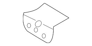 96435478 - : Part# 96435478 Reinforcement for Chevrolet: Aveo, Aveo5 Image