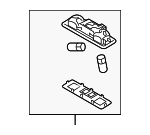 5G0947291K82V - Body: Reading Lmp Assembly for Volkswagen: Arteon, Atlas Cross Sport, e-Golf, Golf, Golf Alltrack, Golf R, Golf SportWagen, GTI, Taos, Tiguan Image