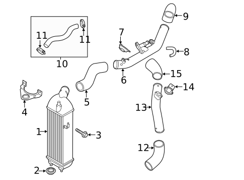 Intercooler for 2012 Kia Sportage #0
