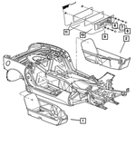 6101630 - Interior Trim: Screw for Mopar Image