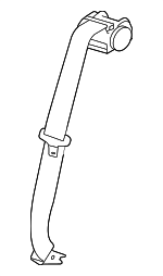 C2P25148AMS - : Seat Belt Assembly for Jaguar: XK, XKR, XKR-S Image