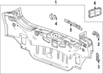 26373311 - : Rear Body Panel for Chevrolet: Equinox | GMC: Terrain Image