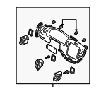 LC6355420E00 - Body: Cluster Trim for Mazda: MPV Image
