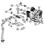 5183153AA - Air Conditioning &amp; Heater: Blower Motor Resistor for Chrysler: Town &amp; Country | Dodge: Caravan, Grand Caravan | Jeep: Commander Image