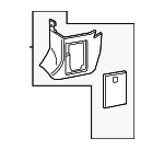 992867127AOX7 - Body: Cowl Kick Panel for Porsche Image